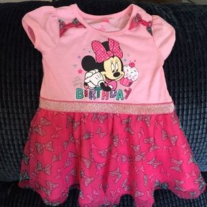 Birthday Minnie Mouse dress 3T